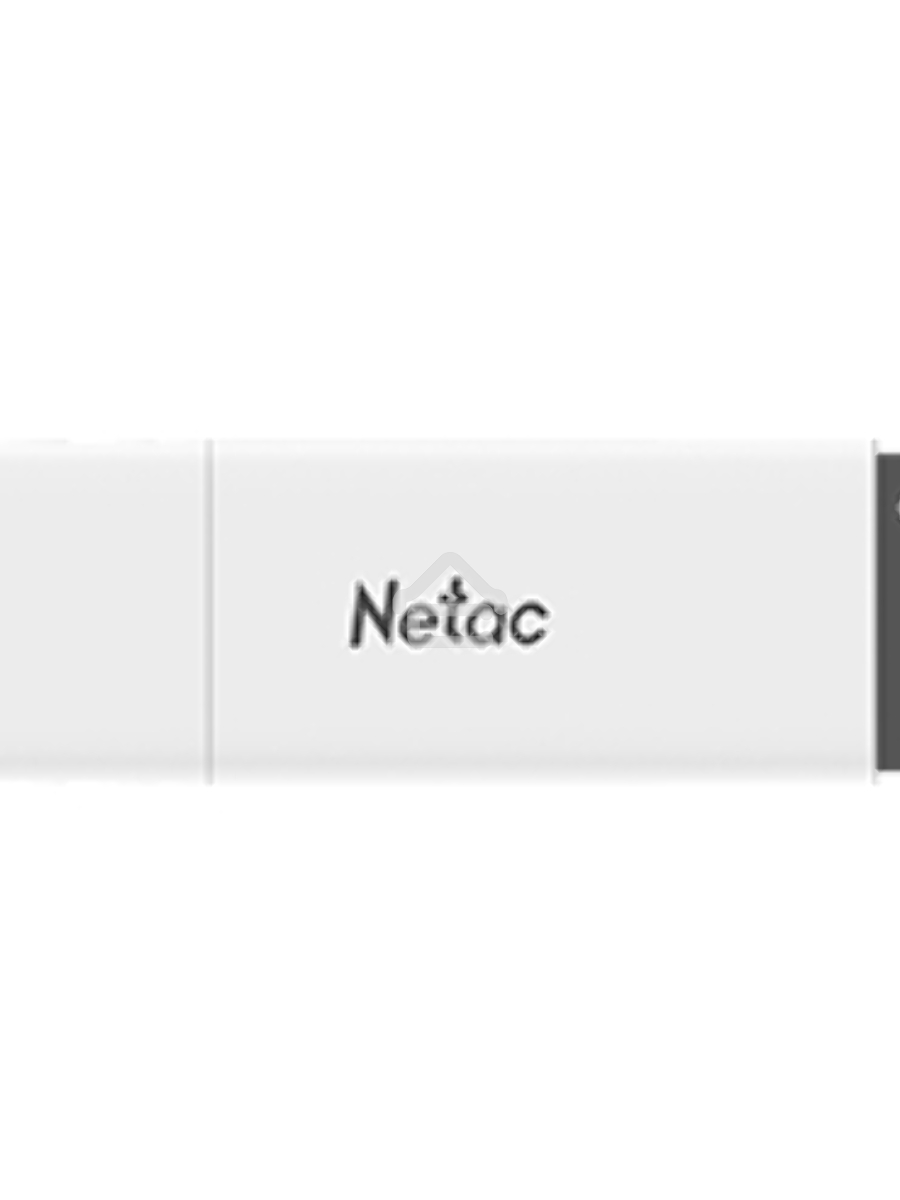Флеш диск Netac U185 128Gb <NT03U185N-128G-30WH>, USB3.0, с колпачком, пластиковая белая