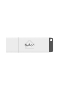 Флеш диск Netac U185 128Gb <NT03U185N-128G-30WH>, USB3.0, с колпачком, пластиковая белая
