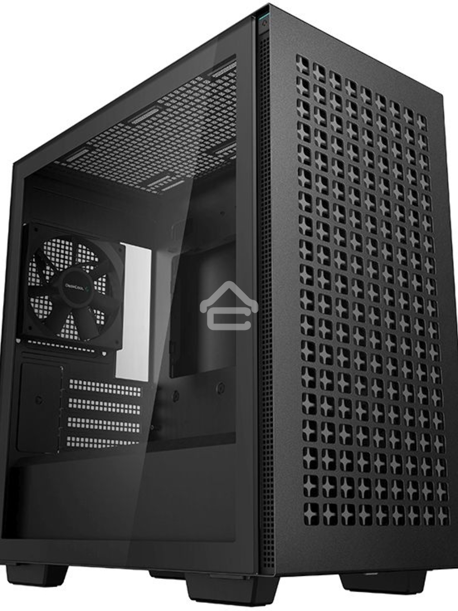 Компьютерный корпус Deepcool CH370 черный без БП mATX 1x120mm 1xUSB2.0 1xUSB3.0 audio bott PSU