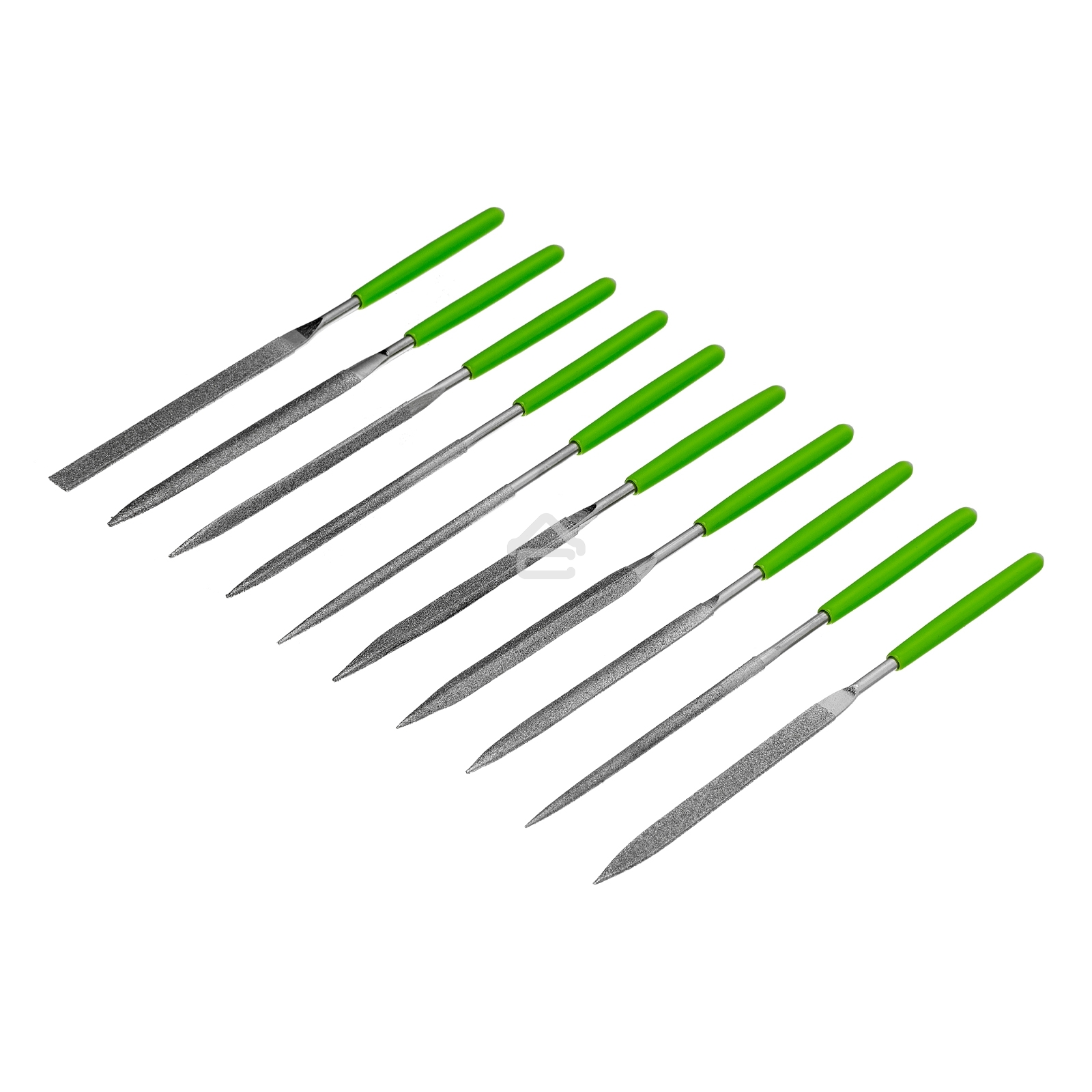 Набор надфилей Сибртех алмазных 140х70х3 10шт.