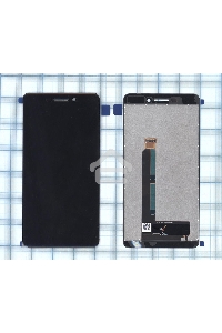 Дисплей для Nokia 6.1 черный
