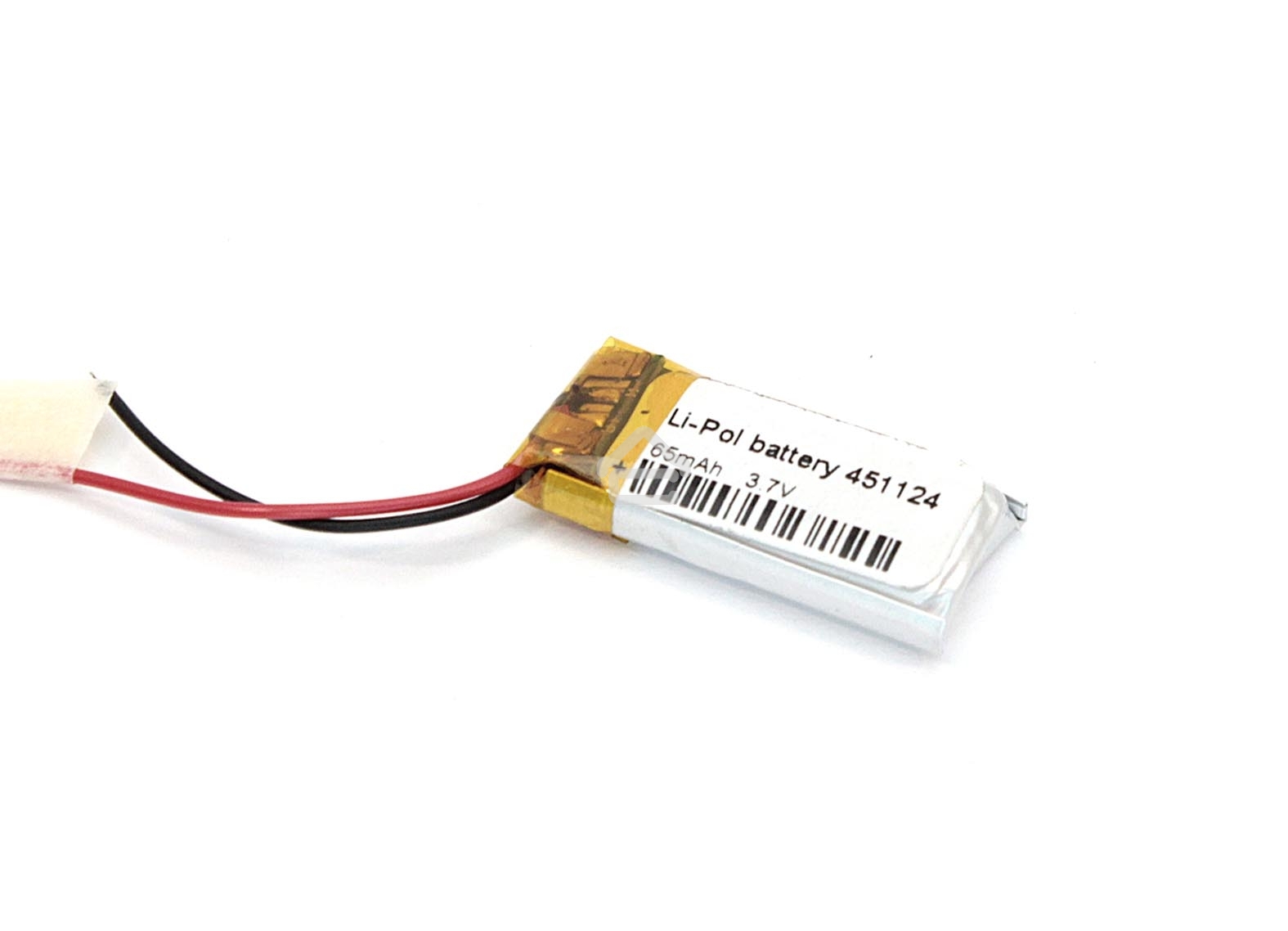 Аккумулятор Li-Pol (батарея) 4.5*11*24мм 2pin 3.7V/65mAh