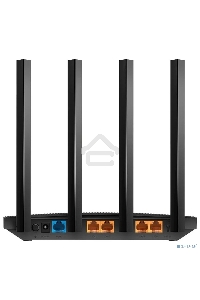 Роутер беспроводной TP-Link Archer C6U AC1200 10/100/1000BASE-TX/4G ready черный