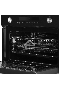 Компактный духовой шкаф с функцией СВЧ Maunfeld MCMO5015MFB