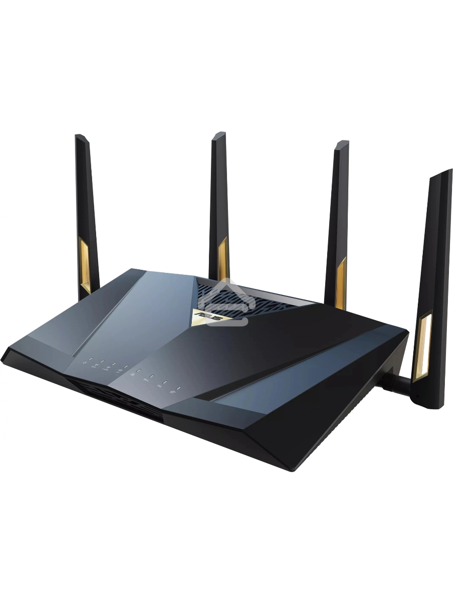 Маршрутизатор ASUS RT-BE88U, черный/желтый, 90IG08V0-MO3N0V