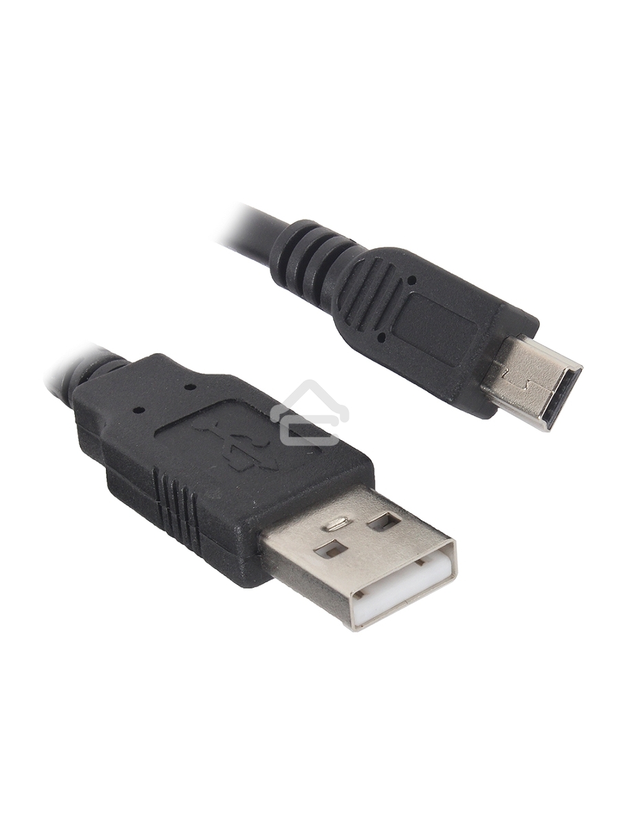 Кабель Gembird/Cablexpert CCP-USB22-AM5P-3 USB 2.0 Pro Кабель , 2xAM/miniBM 5P, 0.9м, экран, черный 