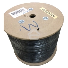 Кабель UTP 4 Pair AWG 24 CCA wooden reel, PE+PVC jacket, cat5E 305м черный