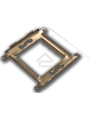 Суппорт Lanmaster LAN-MF45X45 1xMosaic металлический упак:1шт