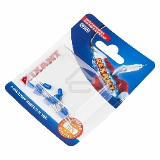 Наконечник штыревой втулочный Rexant изолированный, F-8 мм, 0.75 мм², НШВи 0.75-8 / E7508, синий, в упак. 10 шт.