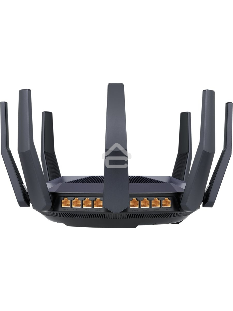 Роутер ASUS RT-AX89X, 802.11b/g/n/ac/ax, до 1148+4804 бит/c, 2,4 + 5 гГц, 8 антенны, USB, GBT LAN