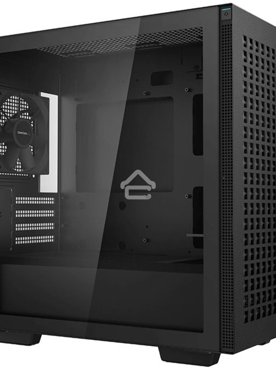 Компьютерный корпус Deepcool CH370 черный без БП mATX 1x120mm 1xUSB2.0 1xUSB3.0 audio bott PSU