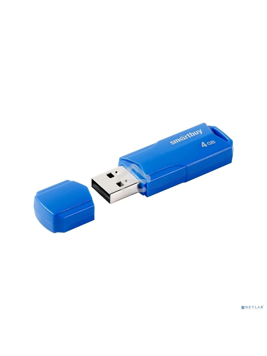 Флеш диск USB SmartBuy 4GB CLUE Blue (SB4GBCLU-BU)