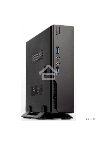Компьютерный корпус с внешним блоком питания 120Вт. Сase Foxline mITX 120W ext., DC-converter, 2xUSB3.0, 1x40mmFan, Black, VESA, powercord