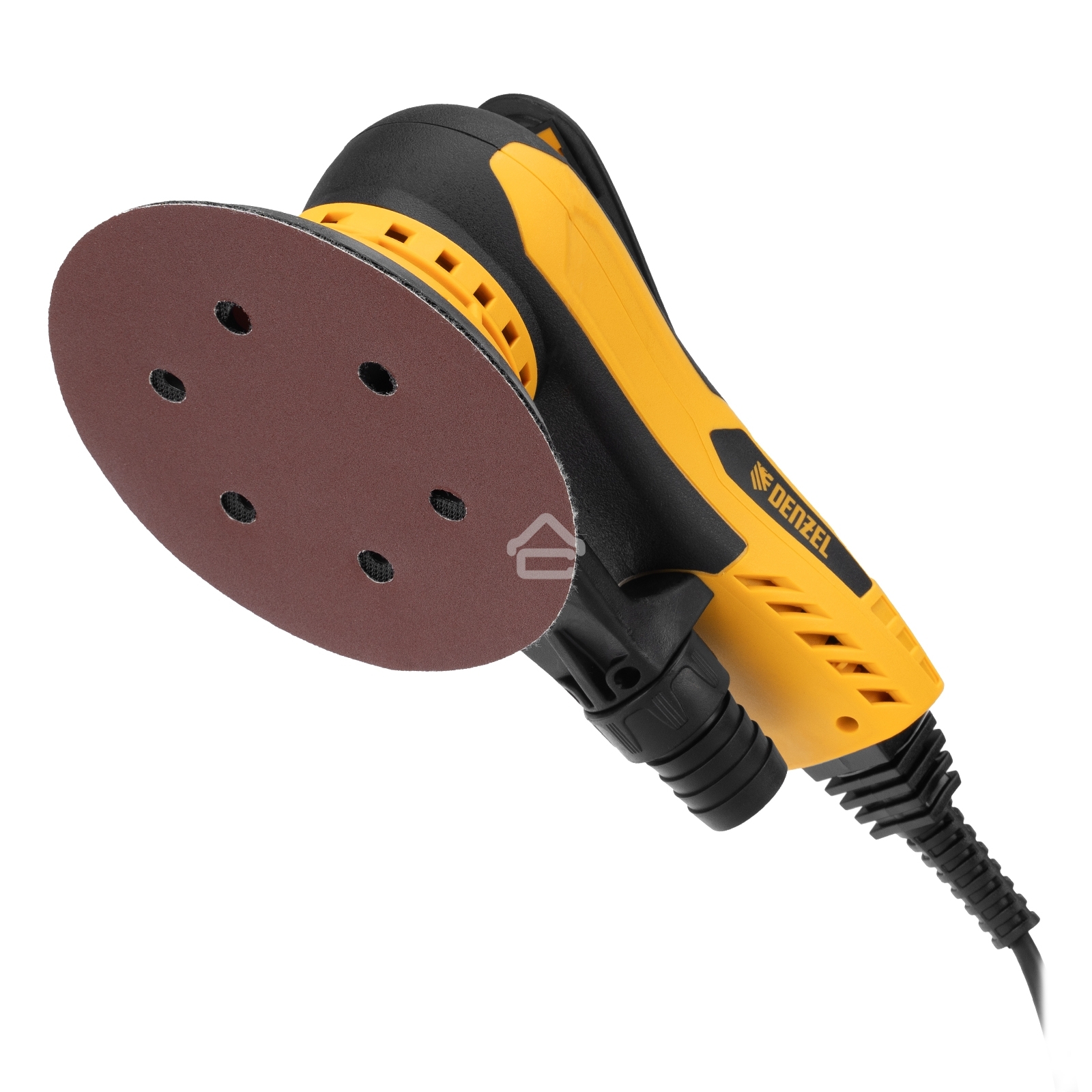 Эксцентриковая шлифовальная машина бесщеточная Denzel OS-150-BL, 350 Вт, 4000-10000 об/мин