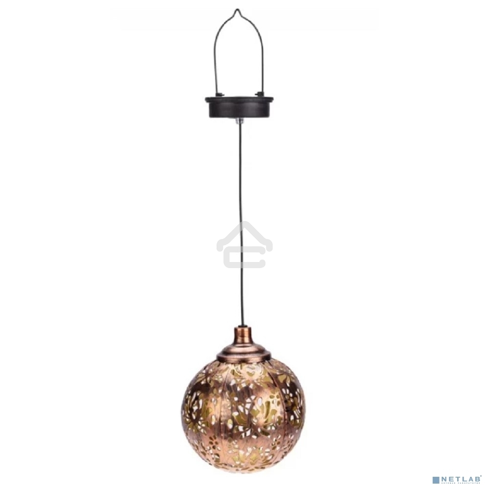 Светильник подвесной Rexant Галата, 3000К, встроенный аккумулятор, солнечная панель, коллекция Стамбул