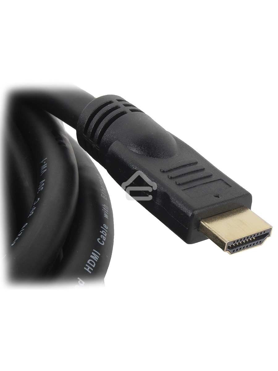 Кабель Cablexpert HDMI CC-HDMI4-20M, 19M/19M, v2.0, медь, позол.разъемы, экран, 20м, черный, пакет
