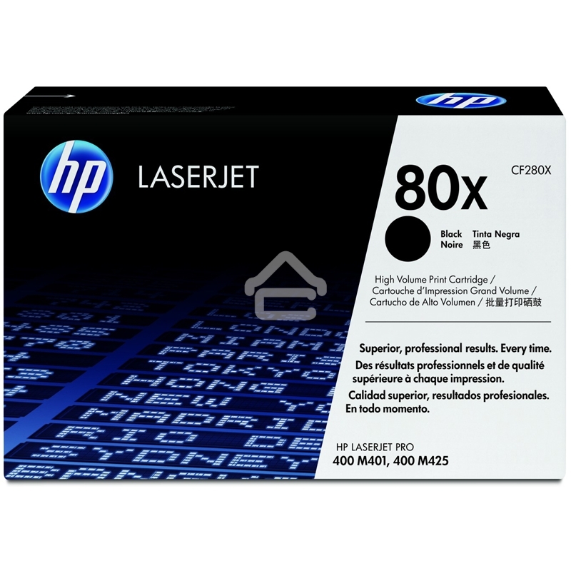 Картридж лазерный HP CF280X черный LaserJet Pro 400 M401/M425 (6900стр.)