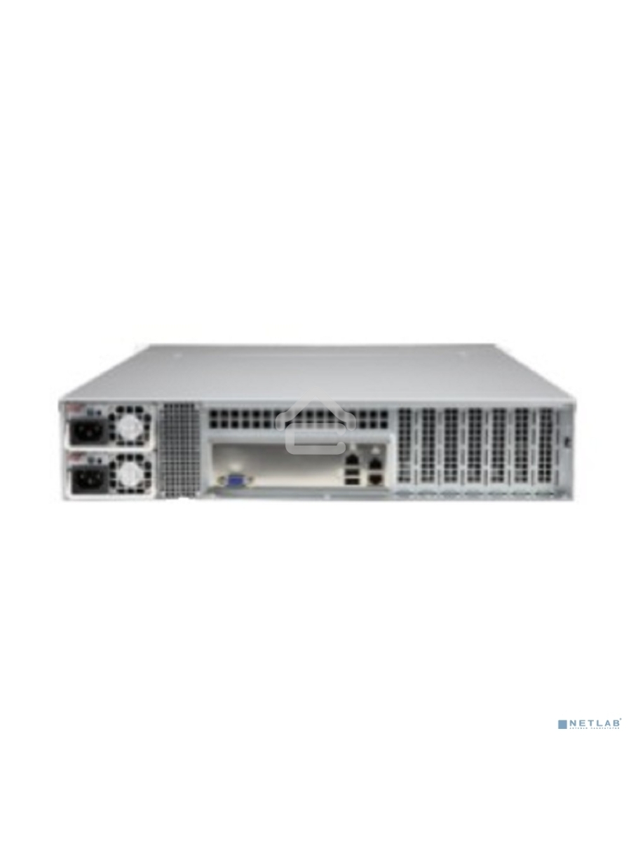 Корпус Supermicro CSE-LA25TQC-R609LP, 2U Dual and Single Intel and AMD CPUs, 7 low-profile expansion slot(s), 8 x 3.5