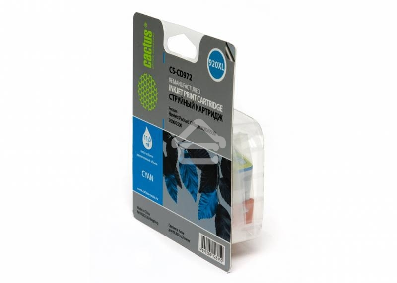Картридж струйный Cactus CS-CD972 №920XL синий (14.6 мл.) для HP Officejet 6000/6500/7000/7500