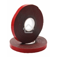 Двухсторонний скотч Rexant, серый, на HBA акриловой основе, 6 мм, ролик 5 м