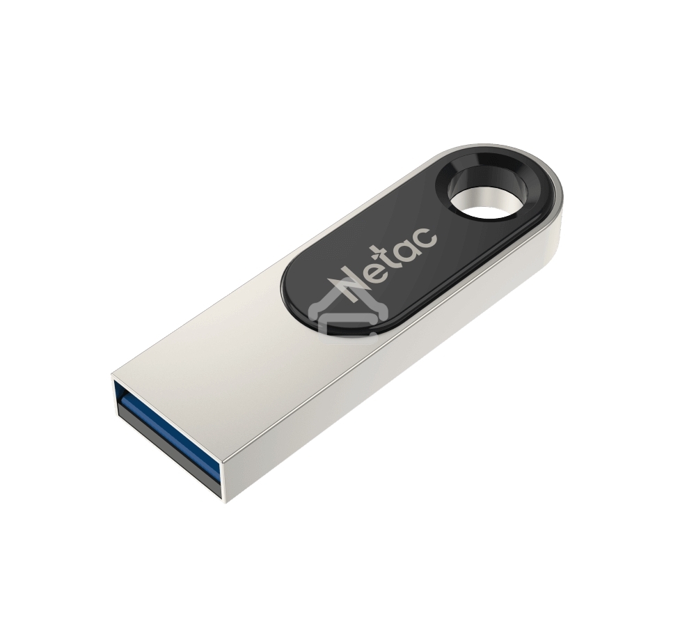 Флешка USB Netac U278 (NT03U278N-032G-30PN), 32Gb, USB 3.0, R/W 90/45,серебристый/черный