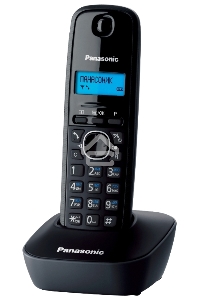 Телефон беспроводной (DECT) Panasonic KX-TG1611RUH (серый) {АОН, Caller ID,12 мелодий звонка,подсветка дисплея,поиск трубки}