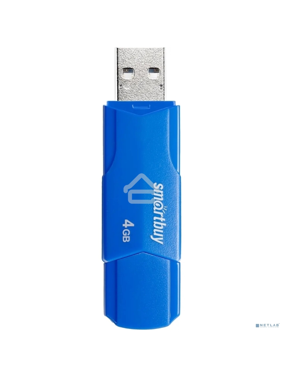 Флеш диск USB SmartBuy 4GB CLUE Blue (SB4GBCLU-BU)