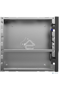 Компьютерный корпус с внешним блоком питания 120Вт. Сase Foxline mITX 120W ext., DC-converter, 2xUSB3.0, 1x40mmFan, Black, VESA, powercord