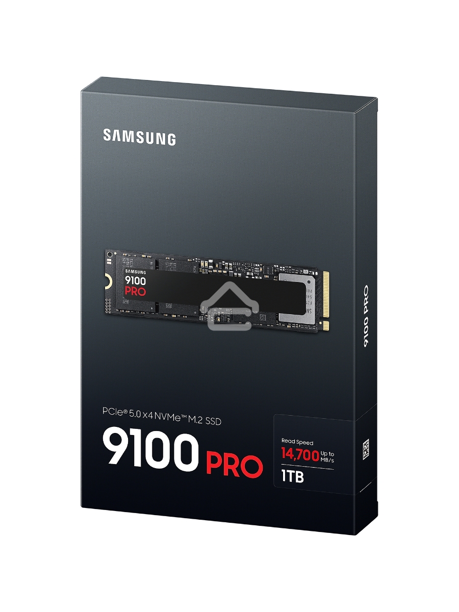 Твердотельный диск 1TB Samsung 9100 PRO, M.2, PCI-E 5.0 x4, TLC 3D NAND [R/W - 14800/13400 MB/s]