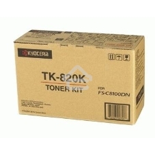 Картридж лазерный Kyocera-Mita TK-820K черный для FS-C8100DN 15000 стр.
