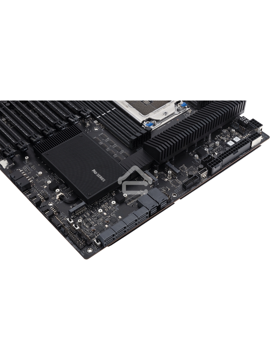 Материнская плата ASUS Pro WS WRX80E-SAGE SE WIFI, sWRX8, AMD WRX80, 8xDDR4, 8xSATA, 3xM.2, 7xPCI-E 4.0 x16, 2x 10Gb LAN, 8xUSB-A 3.2 Gen 2, 5x3.5 мм, 7.1, E-ATX