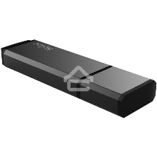 Флешка USB Netac U351 NT03U351N-064G-30BK, 64Gb, USB 3.0, с колпачком, металлическая черная