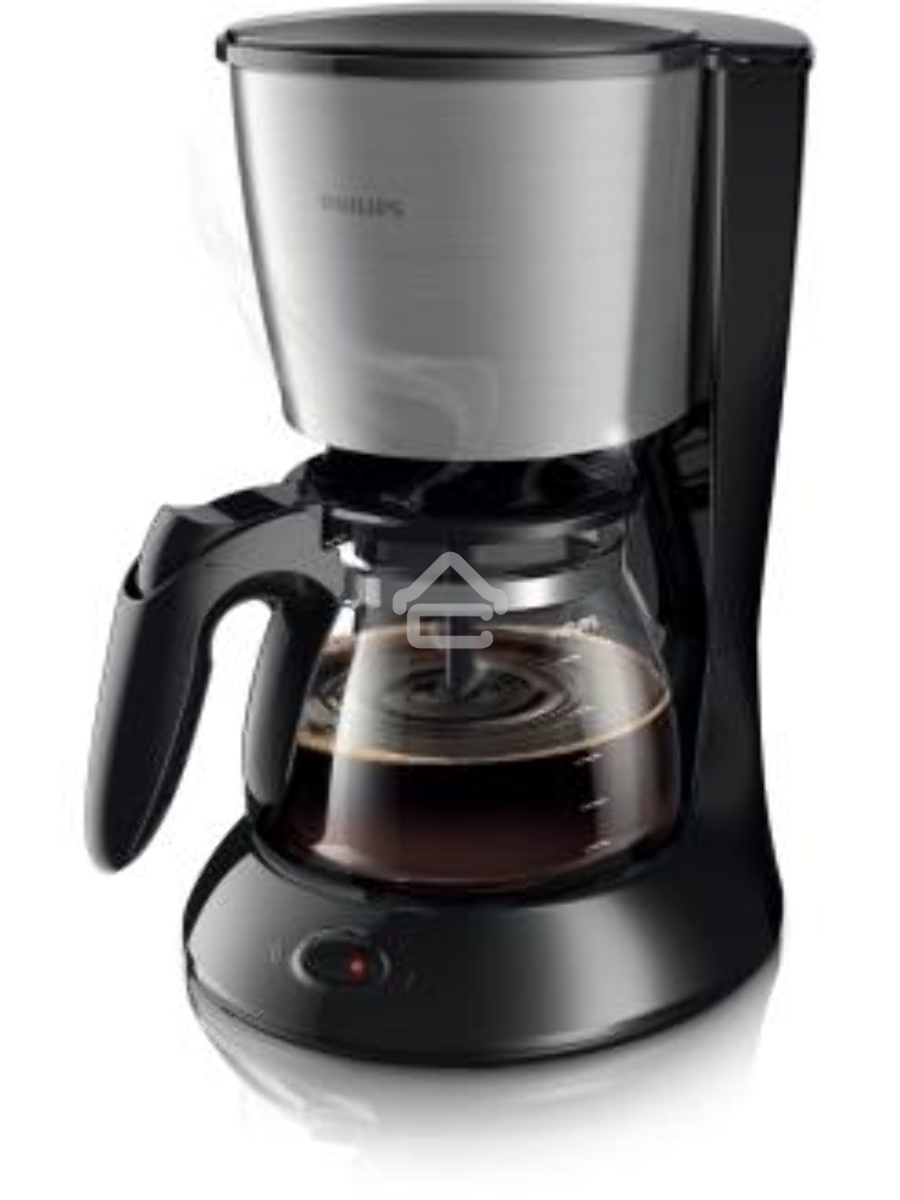 Кофеварка капельная Philips HD7462/20 черный/серебристый, исп. кофе - молотый, 1.2 л, 1000 Вт
