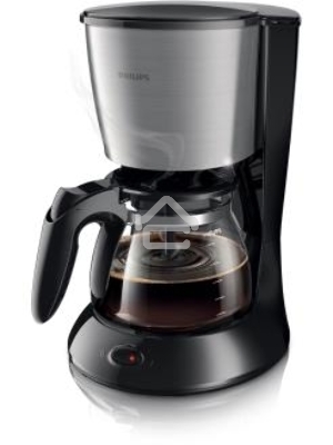 Кофеварка капельная Philips HD7462/20 черный/серебристый, исп. кофе - молотый, 1.2 л, 1000 Вт