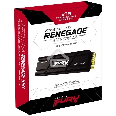 Накопитель SSD Kingston Fury Renegade, 2Tb, PCIe 4.0 x4, M.2 2280, NVMe, R/W 7300/7000