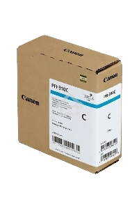 Картридж струйный Canon PFI-310 C 2360C001 голубой (330 мл) для Canon TX-2000/TX-3000/TX-4000