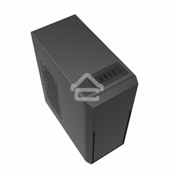 Компьютерный корпус c блоком питания 450 Ватт/Case Foxline FL-302-FZ450-U32 ATX case, black, w/PSU 450W 8см, w/2xUSB 2.0+2xUSB 3.0, w/pwr cord, w/o FAN