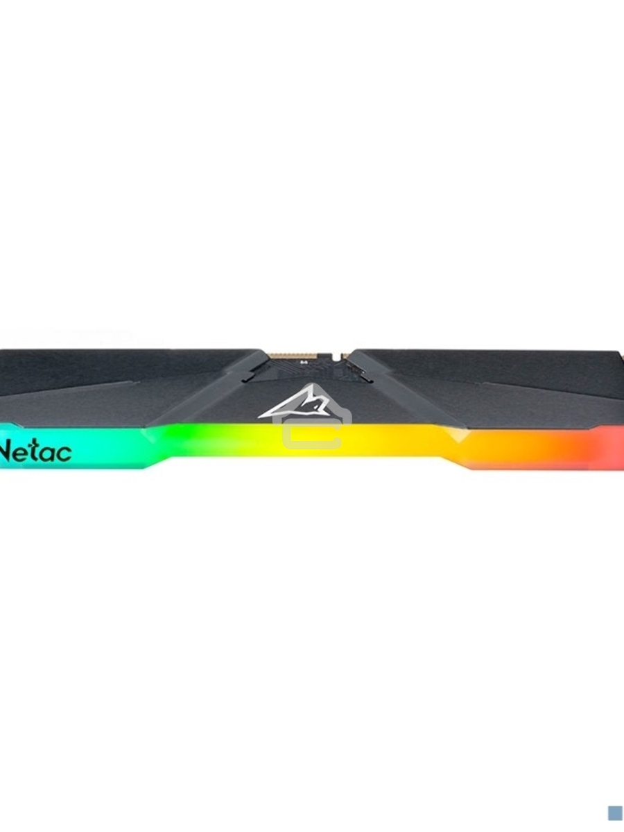 Оперативная память NETAC Shadow, DDR4, 8GB (1x8GB), 3200MHz, CL16, DIMM, с радиатором, RGB, серый