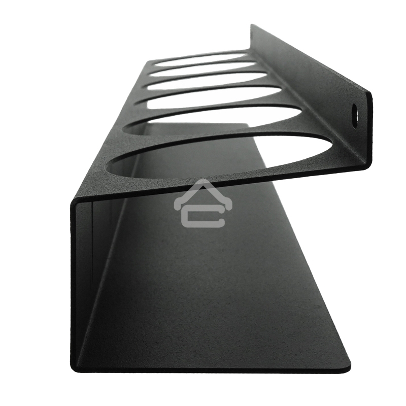 Держатель-органайзер Rexant для баллончиков, настенный, с крючками, черный