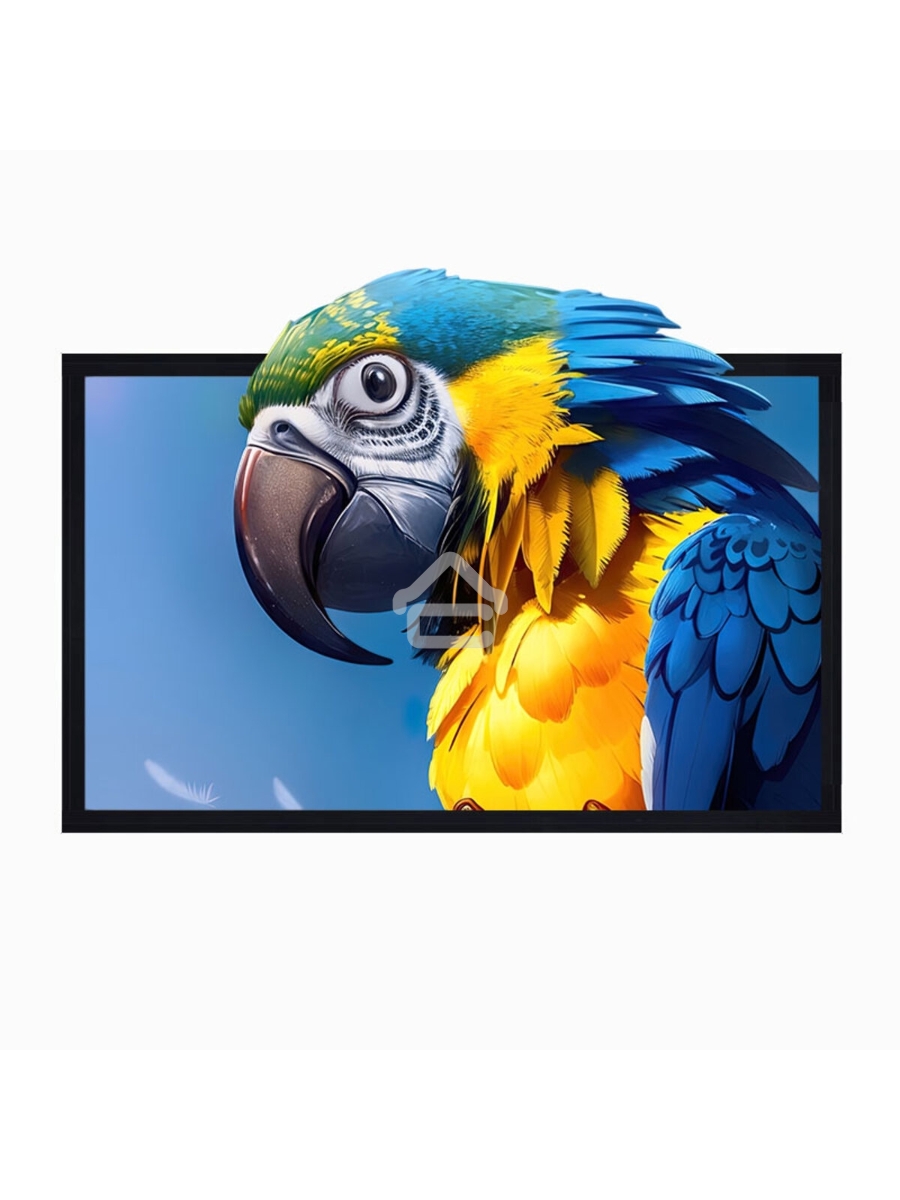 Экран для проектора S'OK SCFRV-266x150G 120