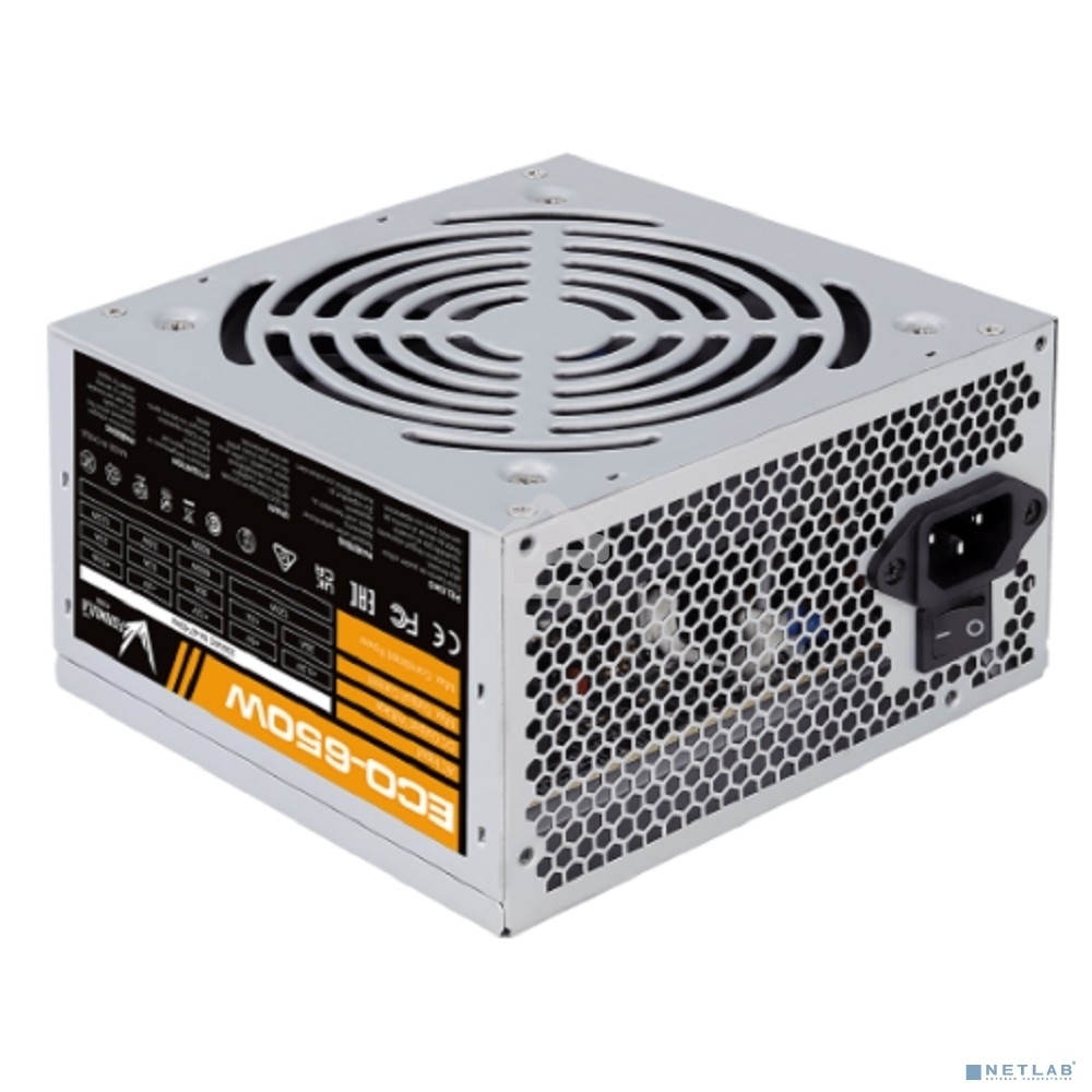 Блок питания Aerocool / Formula ECO-650W, 650Вт, 120мм, серый