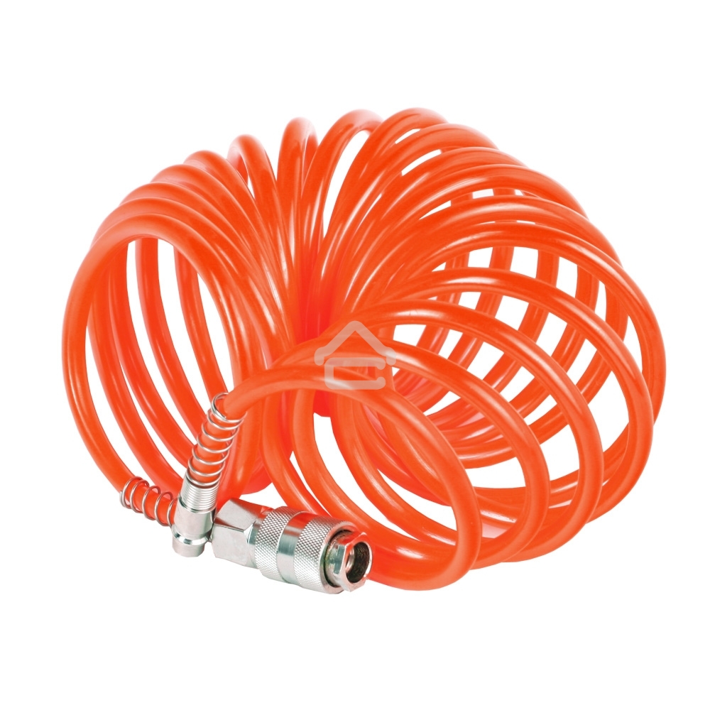 Шланг спиральный для пневмоинструмента PATRIOT PU 86x8мм полиамид быстросъем.