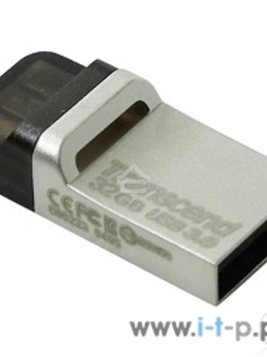 Флеш диск Transcend 32GB JetFlash 880, USB 3.0 OTG ,Металл
