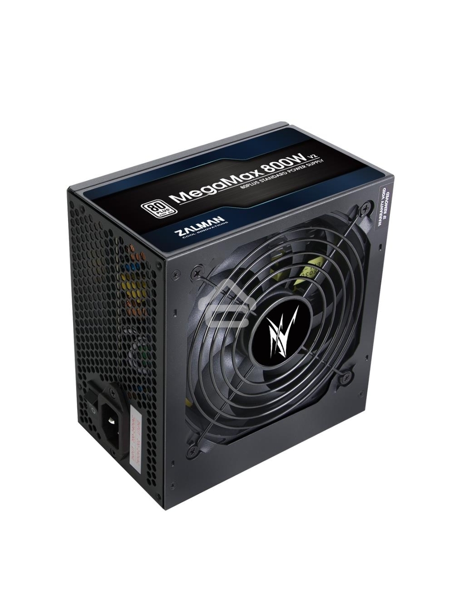 Блок питания Zalman MegaMax 800W (ZM800-TXII), 800Вт, 80 PLUS, 120мм, черный