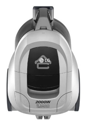 Пылесос LG VC5420NNTS серебристый/черный, 380/2000 Вт, уборка сухая, пылесборник контейнер 1.3 л