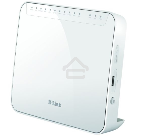 Маршрутизатор роутер D-Link DSL-G2452GR/R1A Беспроводной двухдиапазонный маршрутизатор VDSL2 с поддержкой технологии MU-MIMO, ADSL2+/3G/LTE/Gigabit Ethernet
