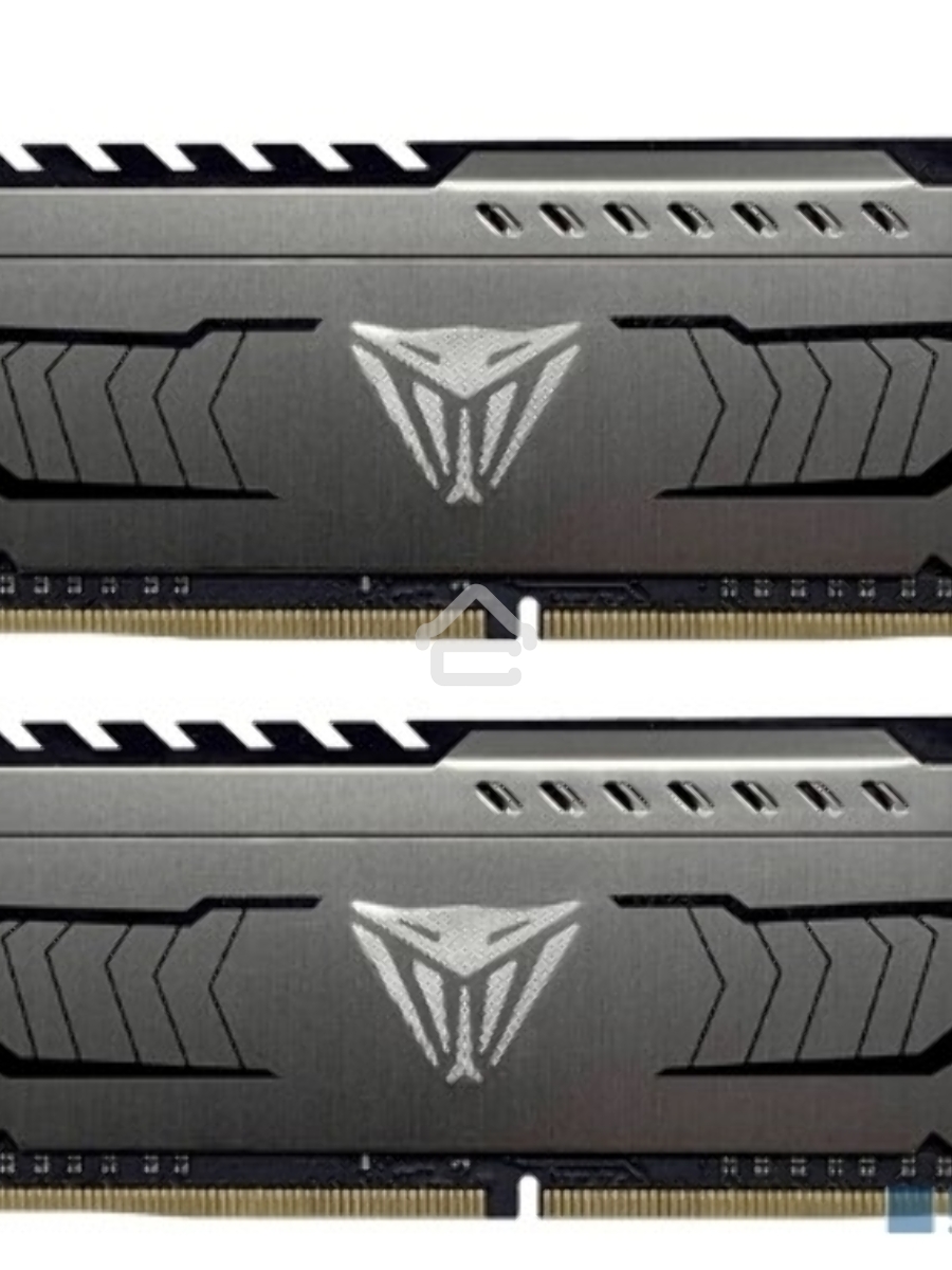 Оперативная память Patriot Viper Steel, DDR4, 8GB (2x4GB), 3200MHz, CL16, DIMM, с радиатором, черный