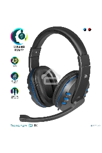 Гарнитура Defender GAMING WARHEAD G-160 BLACK/BLUE