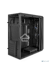 Компьютерный корпус Miditower ExeGate XP-332UC-XP600 (ATX, XP600 с вент. 12см, 2*USB3.0+1*TypeC, аудио, черный)