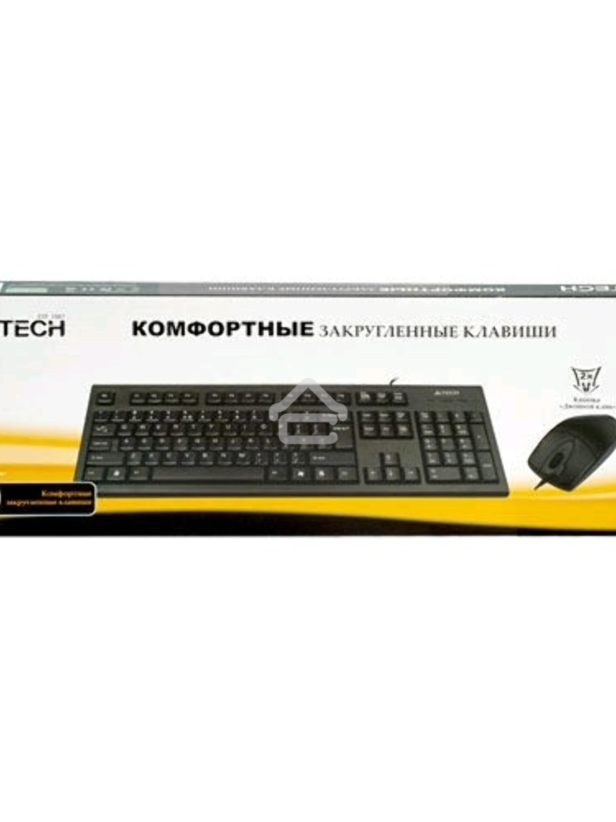 Клавиатура + мышь A4 Bloody KR-8520D / USB/ Wired / Black